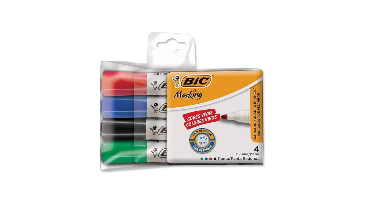 Melhor Caneta para Quadro Branco: Recarregável e Fácil de Apagar