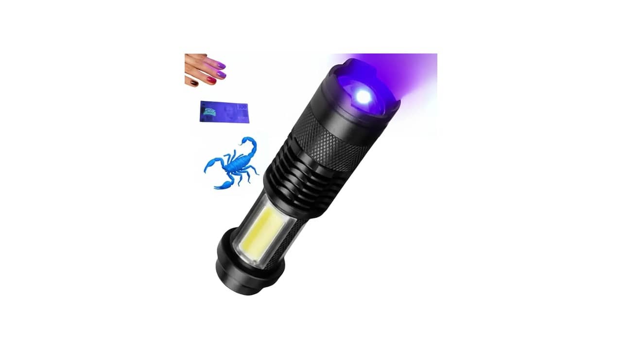Melhor Luz Negra: Detecção de Manchas e Insetos