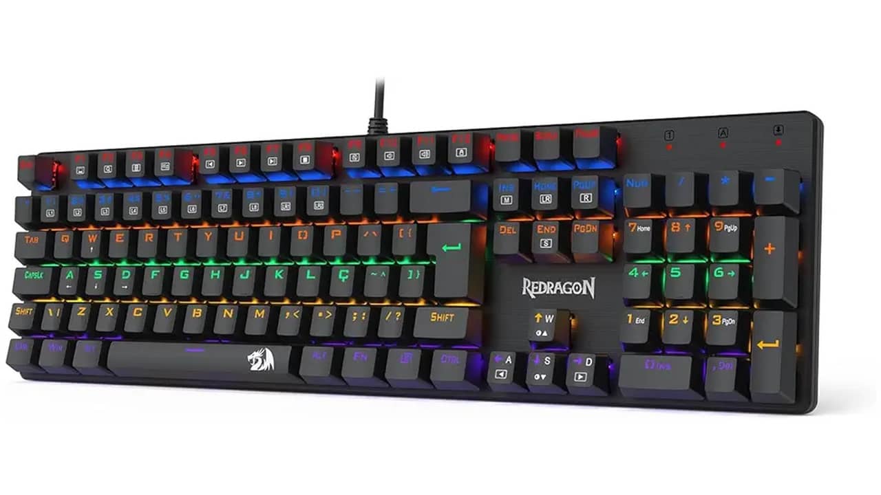 Melhor Marca de Teclado Mecânico: Switch Brown e Iluminação RGB
