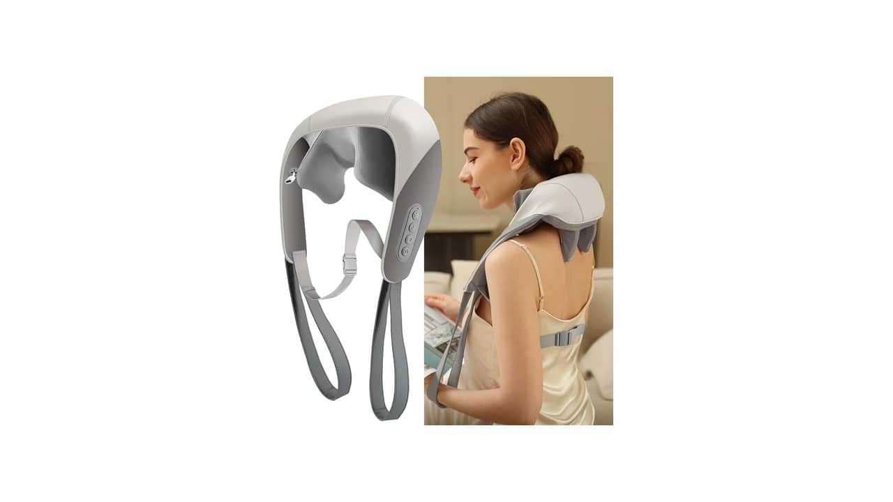 Melhor Massageador para Pescoço: Tecnologia Shiatsu e Recarga Sem Fio
