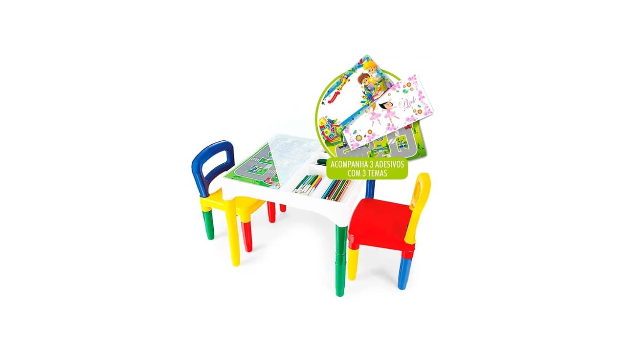 Melhor Mesa Infantil: Cadeiras Didáticas e Diversão