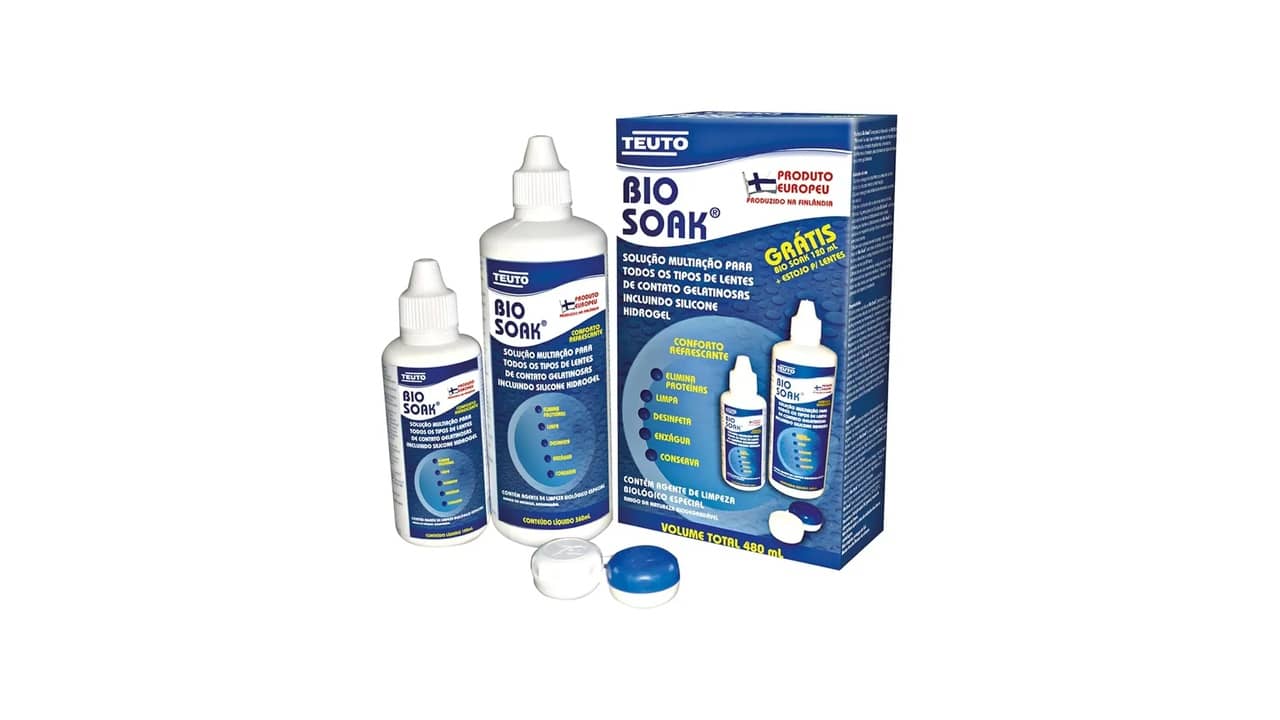Melhor Solução para Lentes de Contato Gelatinosas: Comparação de 7 Opções